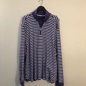 Robert Graham Striped Thermal LS Top